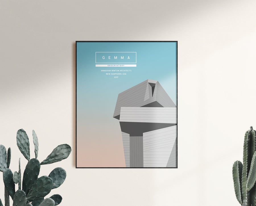Modern Architecture, Gemma Observatory Print