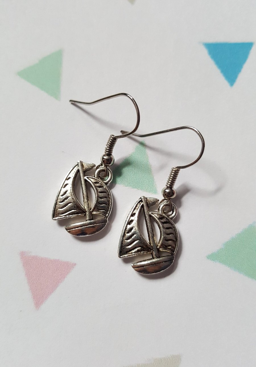 Sailboat Earrings 