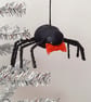 Spun Cotton Halloween Spider Decoration - Image 2