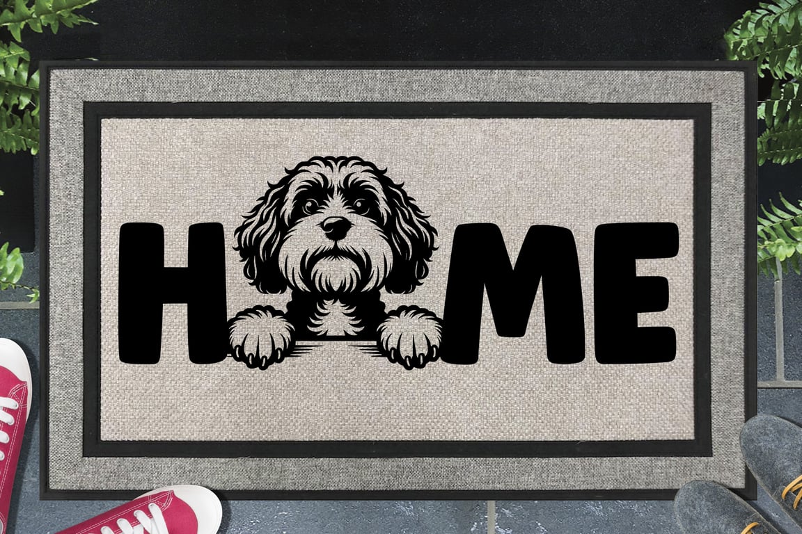 Cockapoo Home Door Mat - All Weather Doormat - 45x70cm 