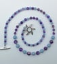 Amethyst & Angelite Necklace, Birthday, Anniversary, Valentine Gifts For Her - Image 4