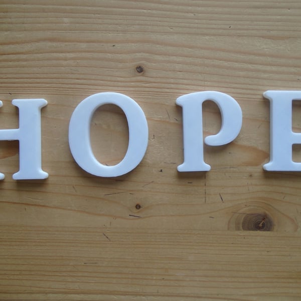 Hope Self Adhesive letters 