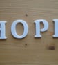 Hope Self Adhesive letters 