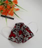 Face mask, small,  3 layer,  machine washable in skulls fabric  - Image 7
