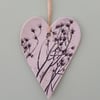 Organic Hanging Heart Decoration