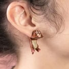 Daschund Dog Earrings