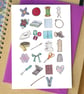 Sewing Alphabet Greetings Card - Image 1