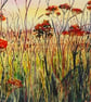 Colourful Watercolour Print: Summer Fields  Landscape Bespoke Art - Image 5