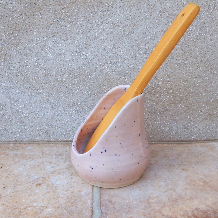 Spoon rest hand thrown stoneware pottery handmade spoonrest wheelthrown ceramic