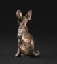 Foundry Bronze Fennec Fox Animal Statue Small Bronze Metal Sculpture - Image 6