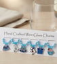 Festive Wine Glass Charms - Image 1