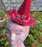 Red Sequin Mini Witches Hat