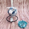 Needle Felted Winter Sheep Bauble Hanging Decoration - Christmas gift