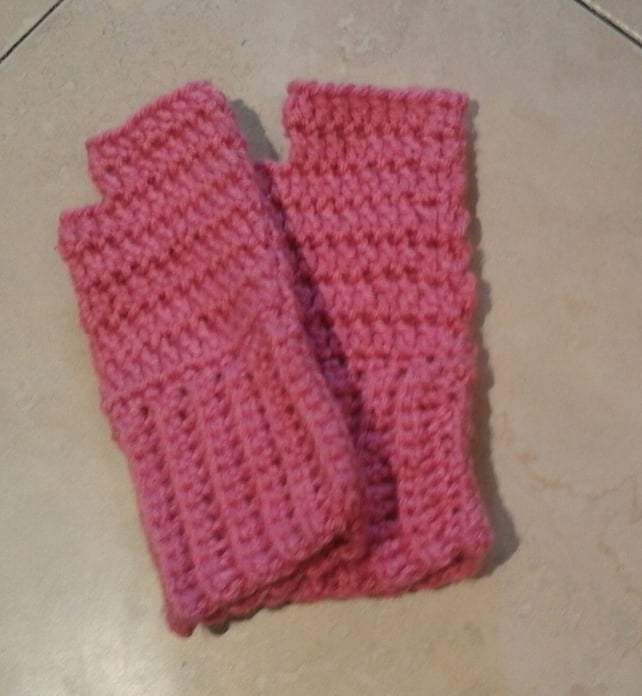 Childrens Fingerless Gloves 
