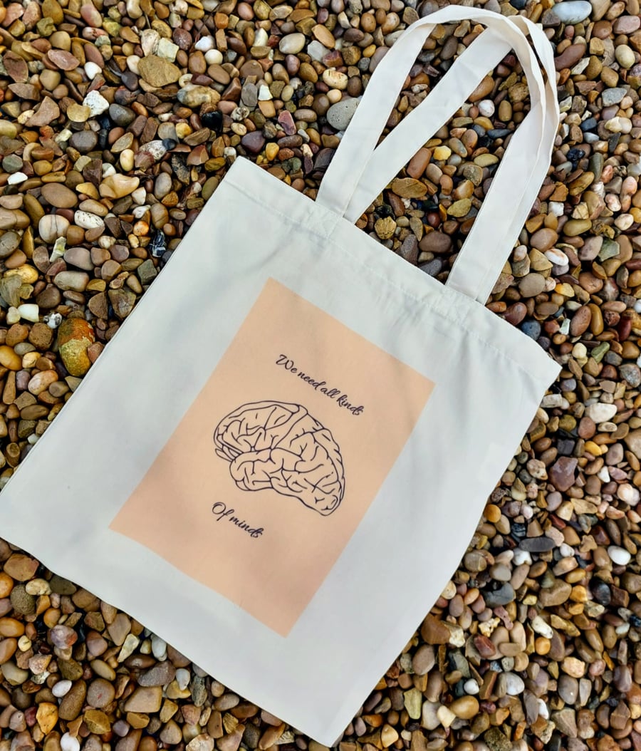 we need all kids of minds tote bag . - Folksy