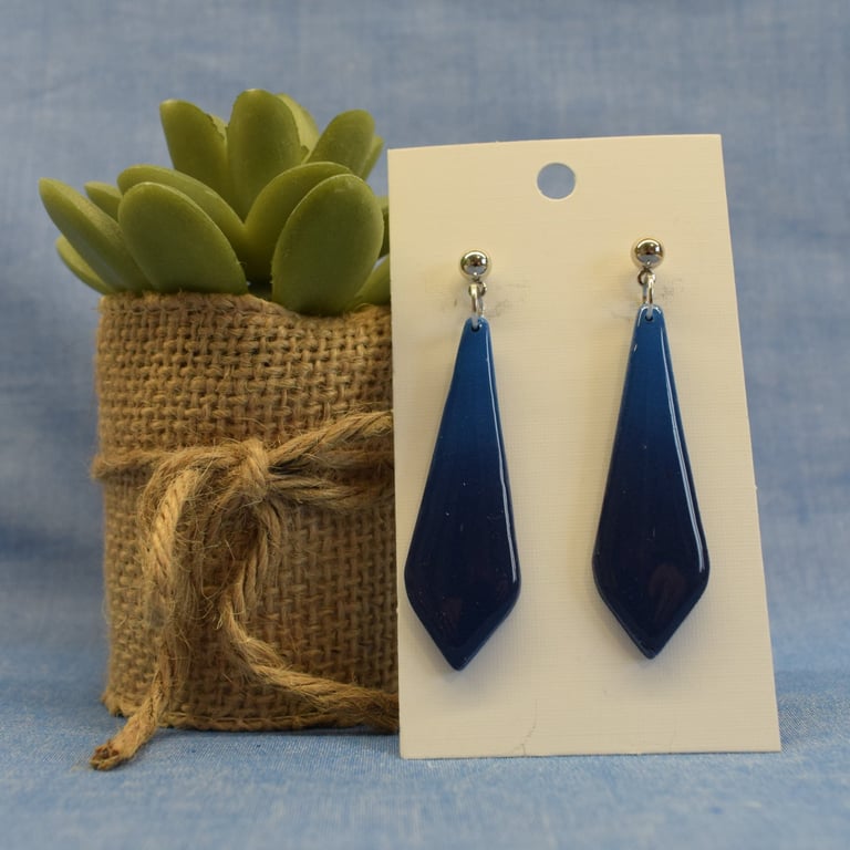 Modern Point Drop Earrings