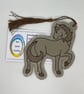 Horse embroidered bookmark  - Image 1