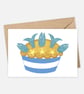 Stargazy Pie Greeting Card, Cornwall Greeting Card - Image 2