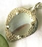  Genuine Seaham Multi Sea Glass & Sterling Silver Pendant Necklace - Free UK Del