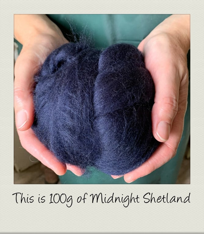 Shetland Top Roving Needle Felting and wet felting various colours 
