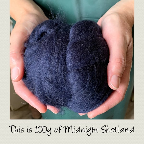 Shetland Top Roving Needle Felting and wet felting various colours 