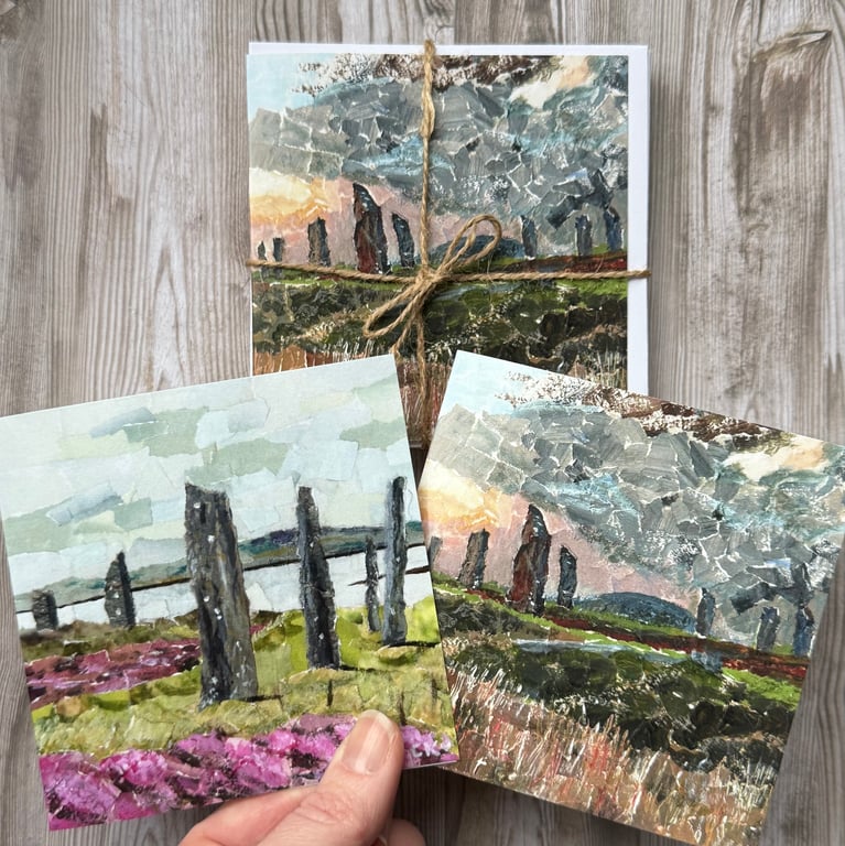 6 Mini Cards, Notecard set