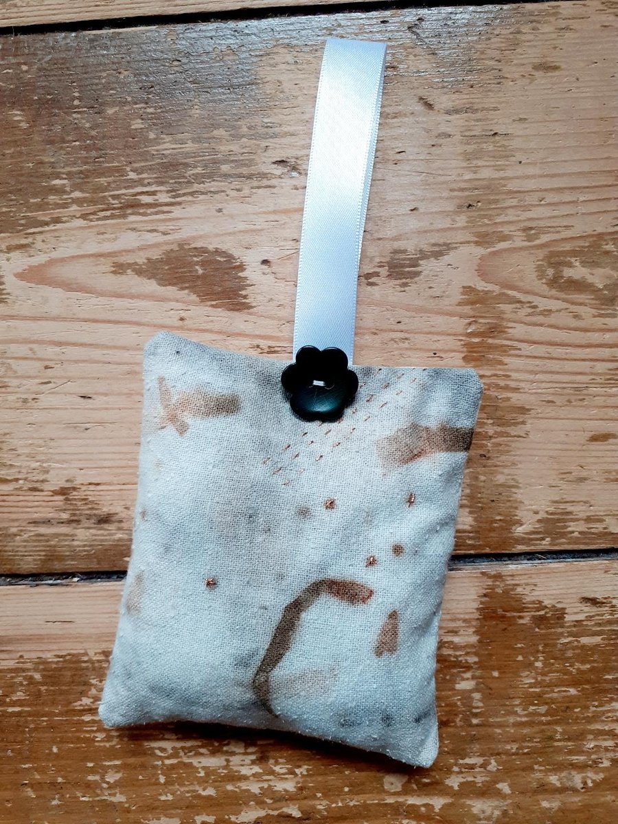 Eco Dyed Lavender Pouch