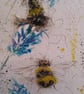 A4 Signed Art Print Busy Bees - Image 2