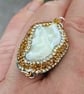 Freshwater Pearl & Cubic Zirconia Silver Plate Slider Bracelet - Image 3