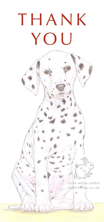Dot the Dalmatian - Thank You Card