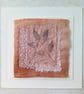 Printed Leaf Textile Art - Image 3