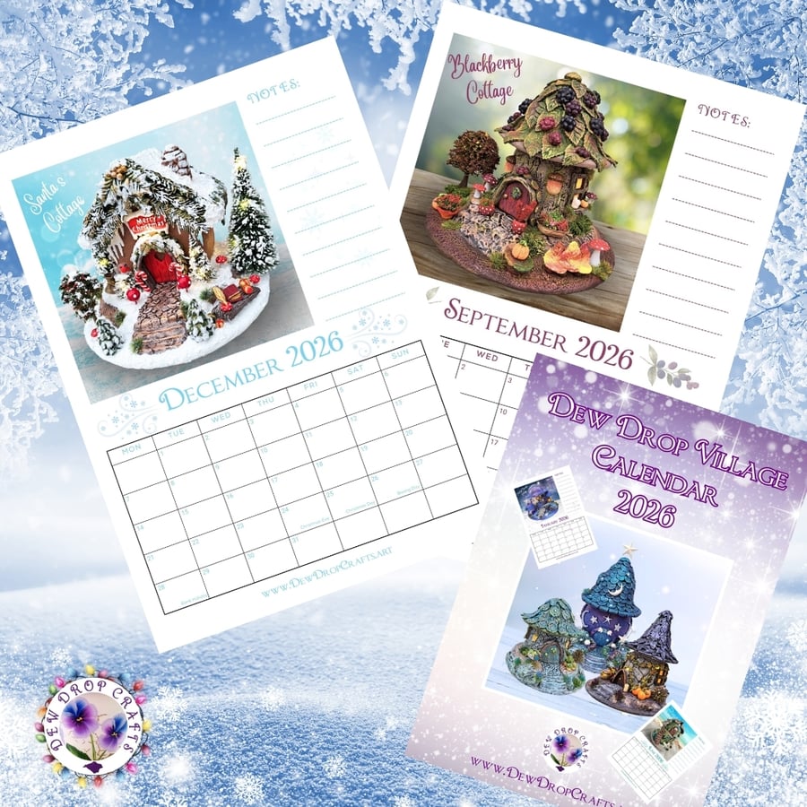 Dew Drop Village Calendar 2026