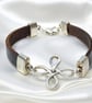 Genuine Black Leather Bracelet