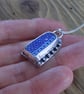 Silver Thames pottery bezel set pendant ,boho ,hippy, necklace  - Image 5