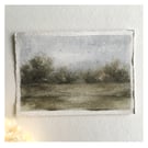 Original watercolour landscape painting