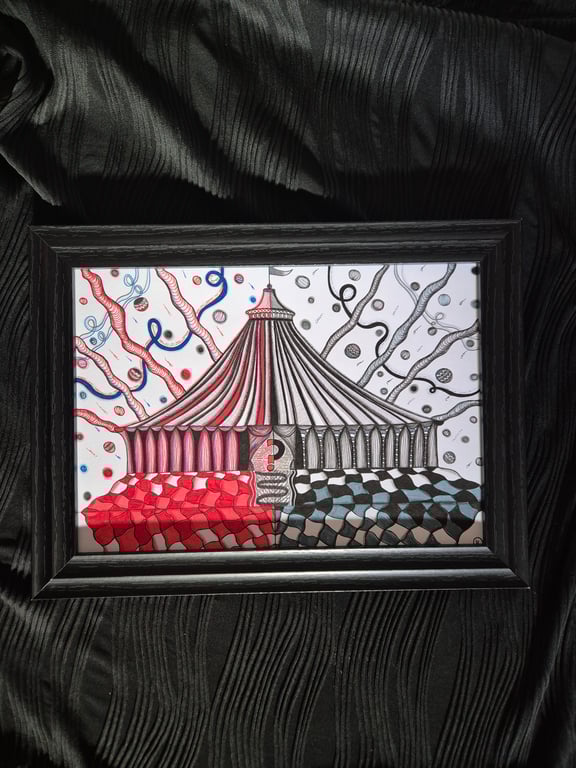 Original A4 Unframed Horror Art - Welcome To The Circus