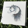Beautiful Unicorn Greeting card 