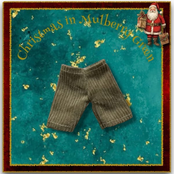 Little Nippers Olive Green Corduroy Trousers 
