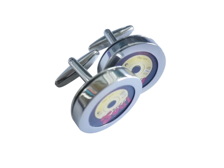 Soul music cufflinks,free shipping, gift wrapped, fab image, Ref1234