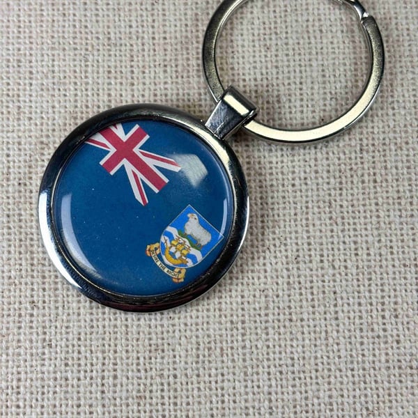Falkland Islands Flag Keyring