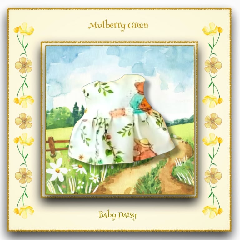Animal Friends Dress for Baby Daisy 