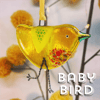 BABY Fused Glass Yellow Bird