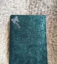 Green embossed leather effect covered Journal 