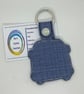 Embroidered campervan keyring - Image 2