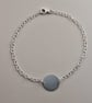 Owl Engraved Sterling Silver Coin Bracelet - Image 8