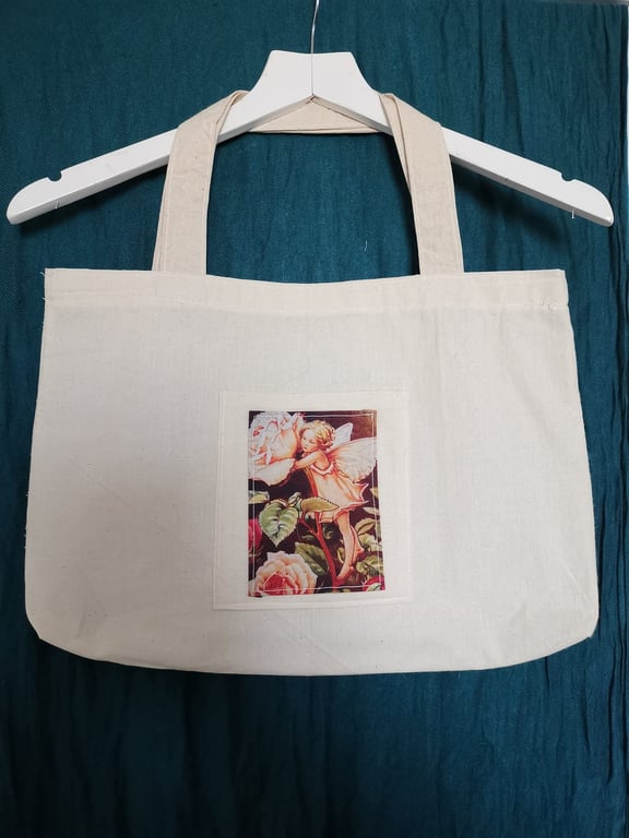 Flower  Fairy Tote Bag Fits A4 size easily 