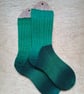 Socks, hand knitted, MEDIUM, adult size 5-6