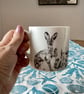 Flora & Fauna Mug - gardener gift, nature, botanical, hare, squirrel, badger - Image 2