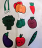 Happy veggies shopping tote bag - Image 2