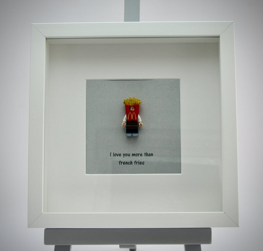 French Fries mini Figure frame.